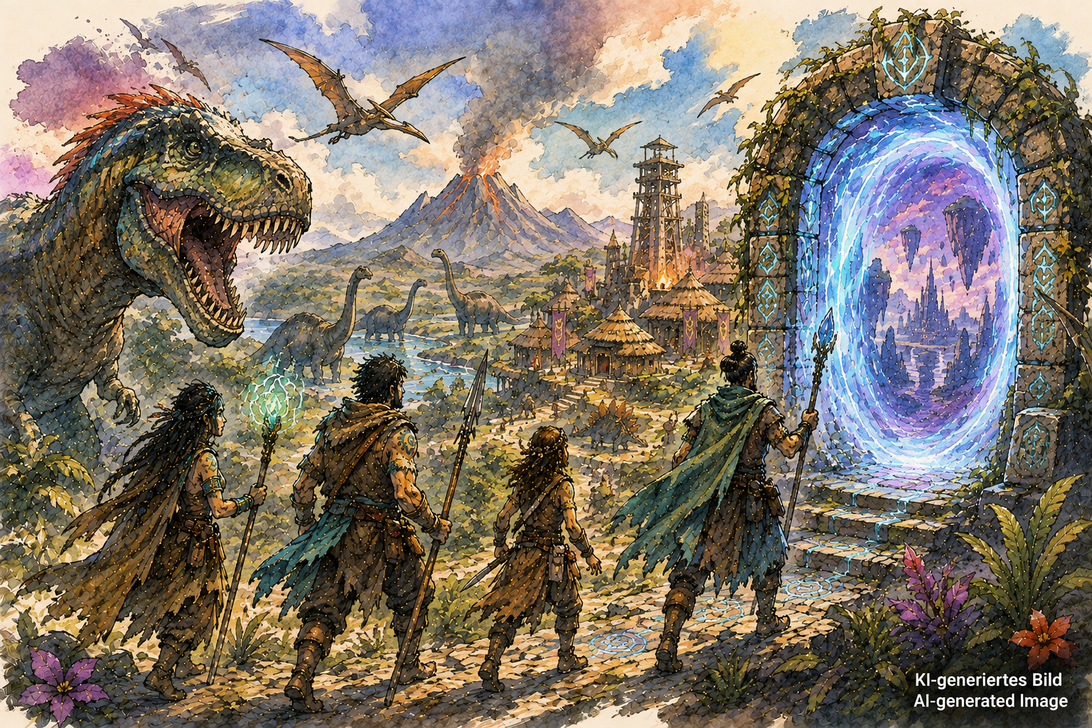 „Primevil“ – große Daggerheart-Kampagne führt in eine Welt der Dinosaurier